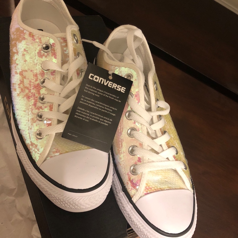 Converse sequin sneakers